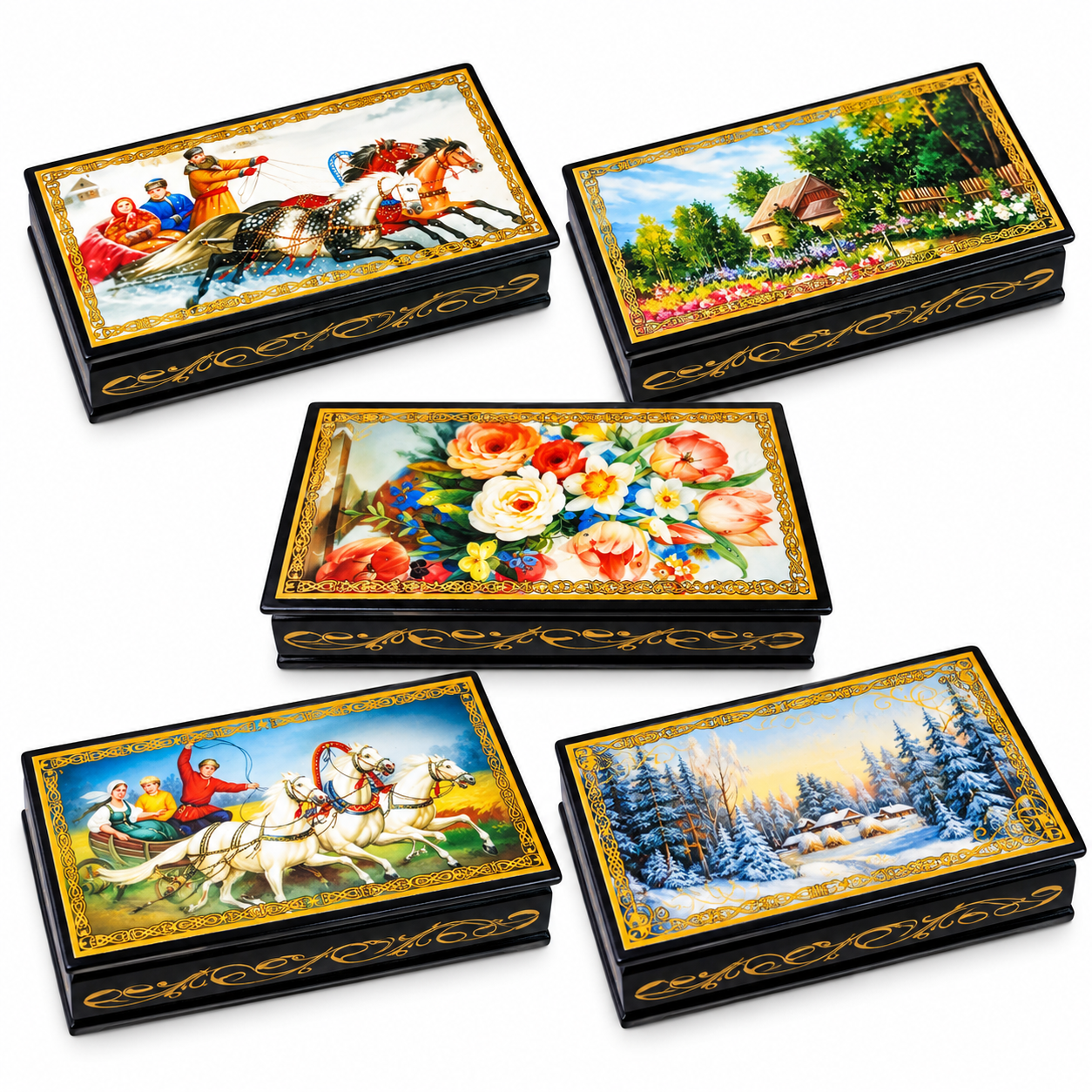 Souvenir Schatulle, verschiedene Motive, 17х8х4 cm