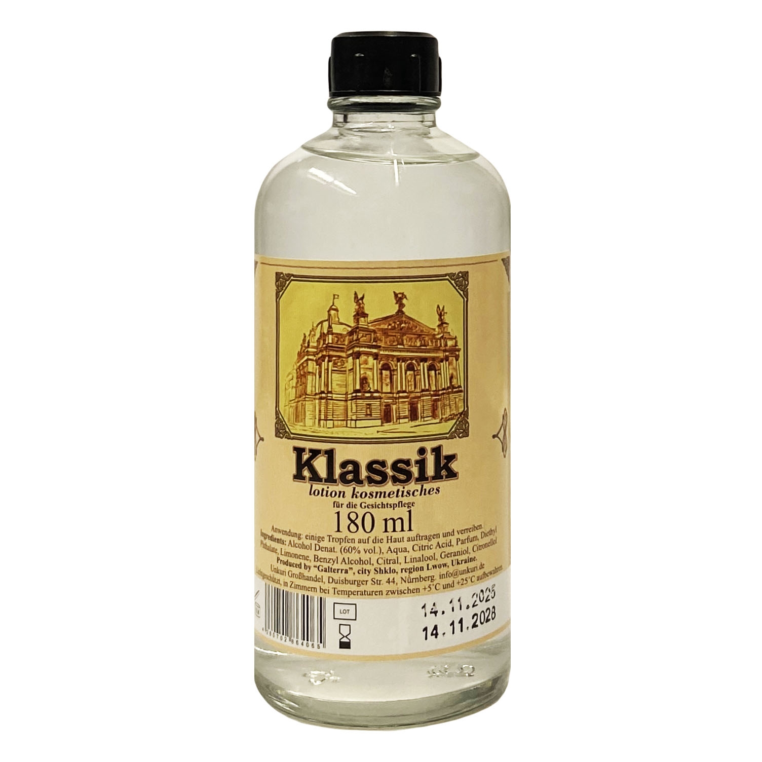Lotion kosmetisches "Klassik", 180 ml