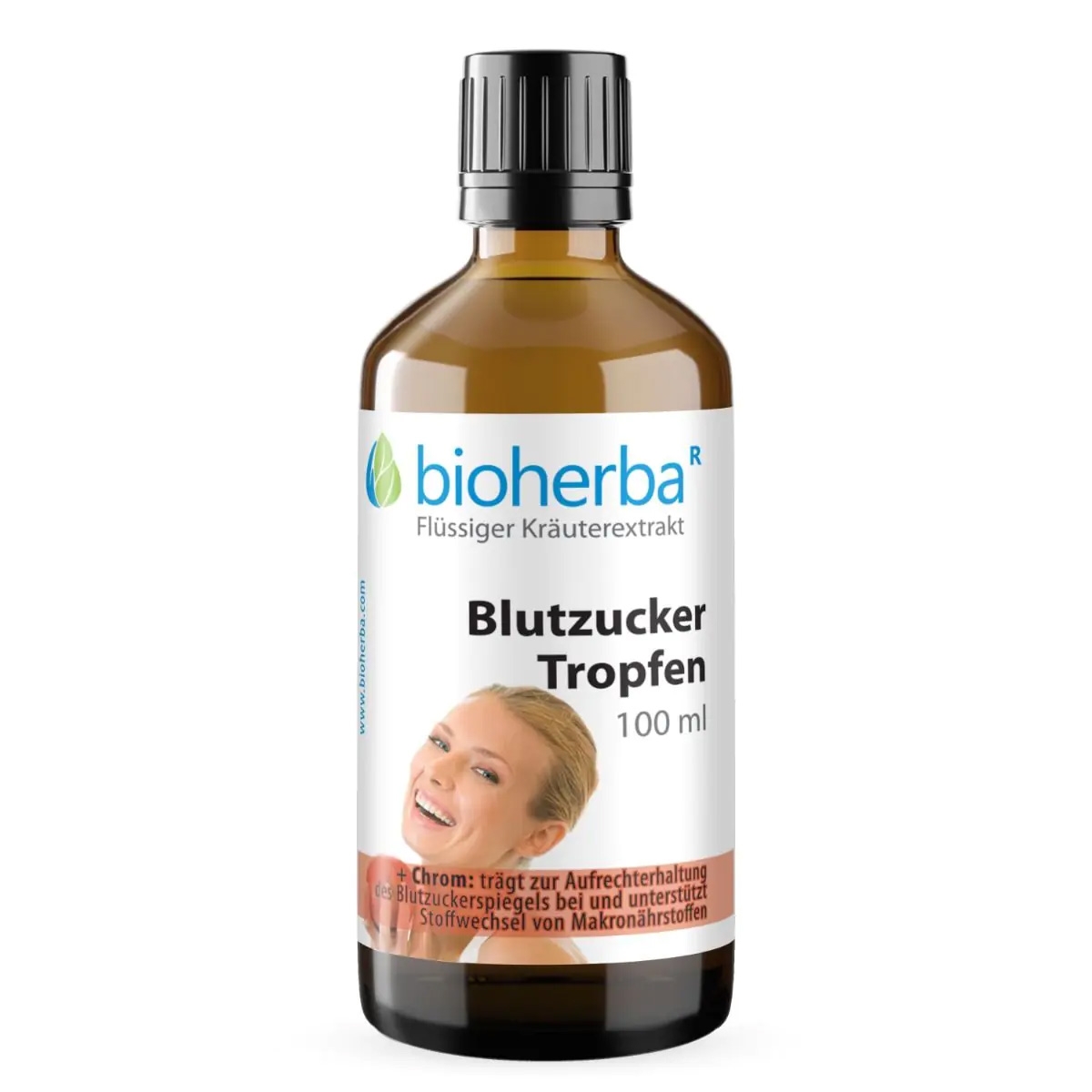"Bioherba" - Blutzucker Tropfen, Tinktur, 100 ml