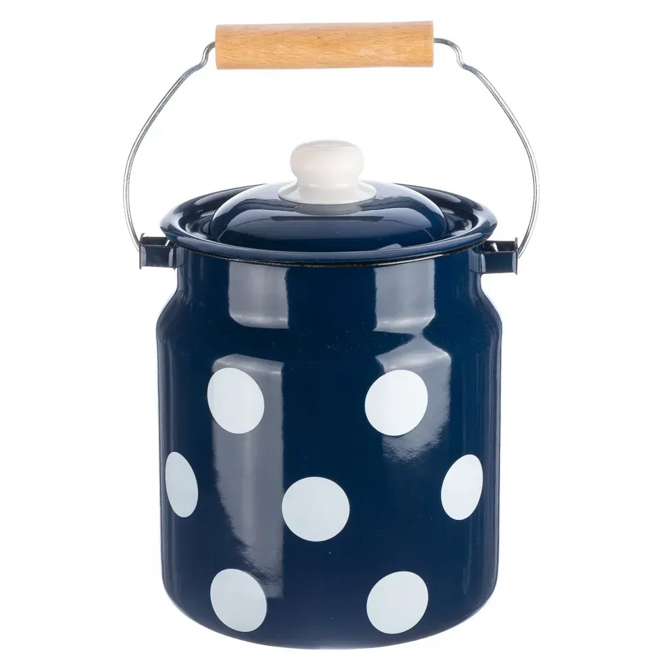 Transportkanne, emailliert, 3,5 L "Sinij+Goroch"