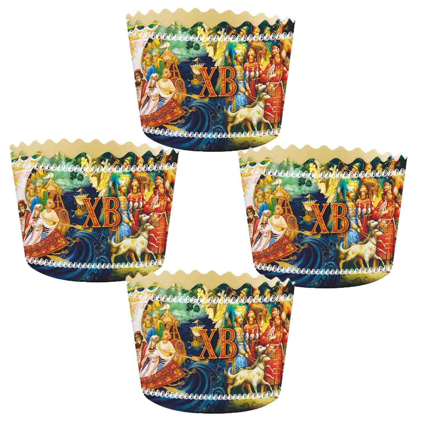 Backform für Osterkuchen "Märchen Palekh", 250 g, 90х85 mm