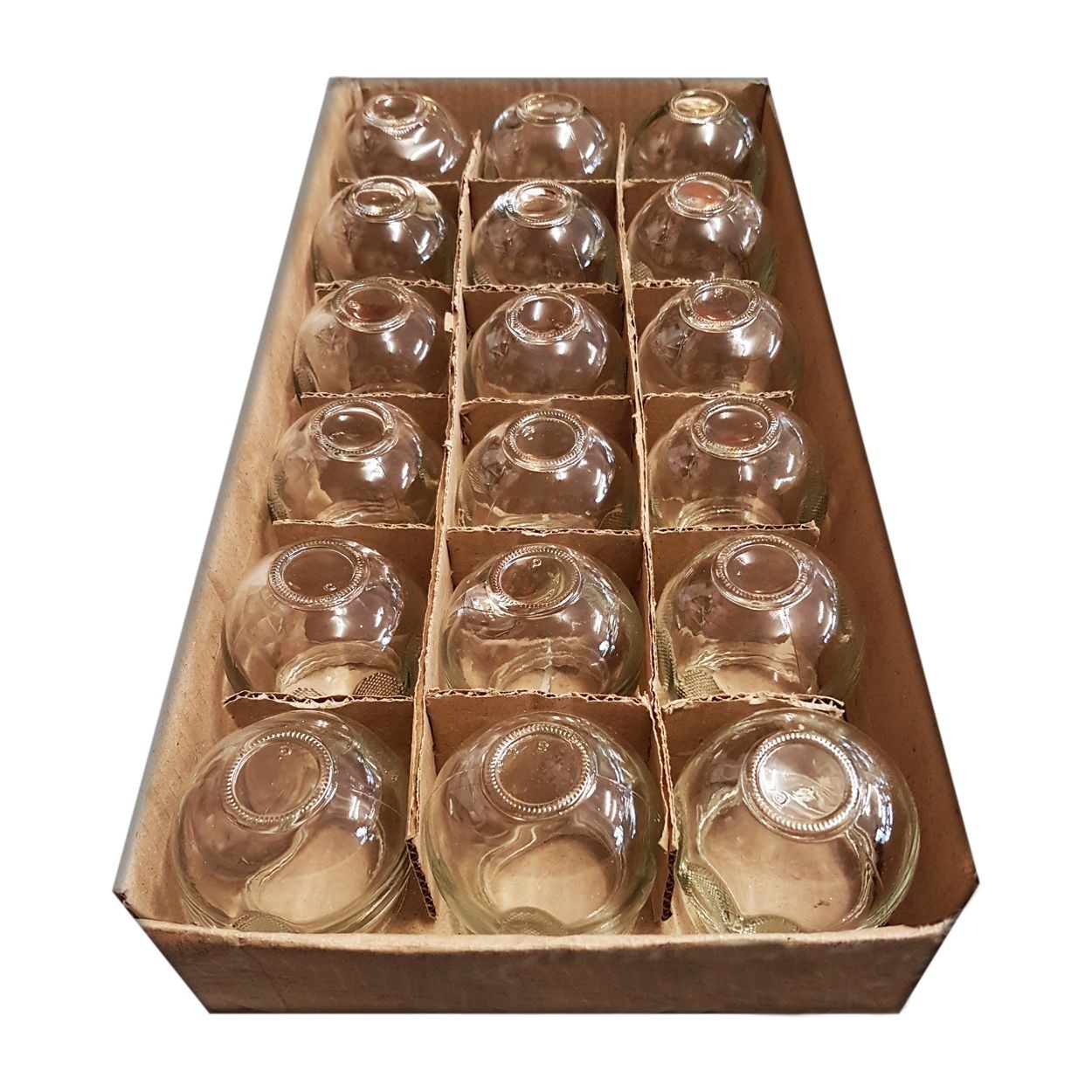 Schröpfköpfe (Glass), Durchmesser 6 cm, Set aus 18 St.