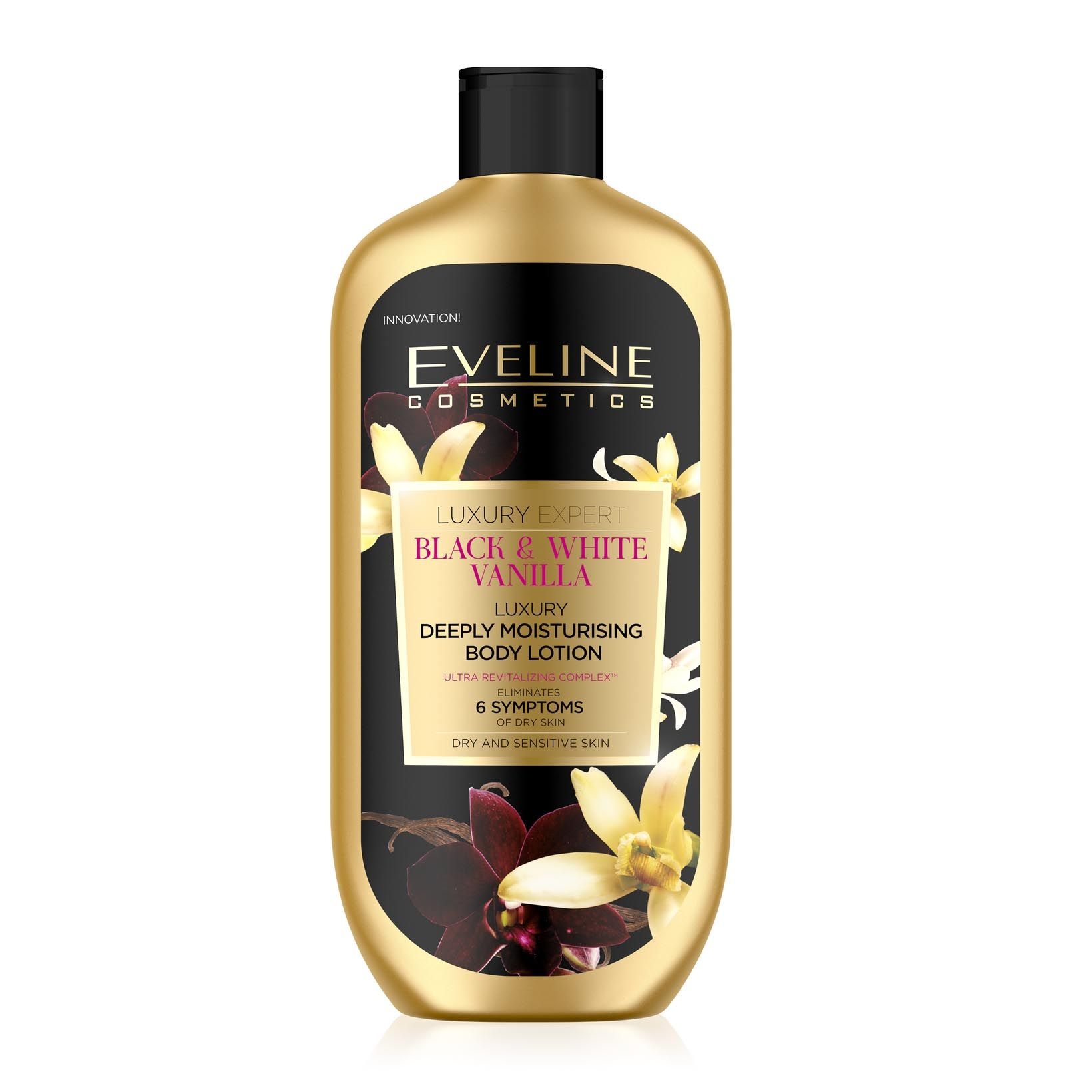 Körperlotion "Luxury Expert" Feuchtigkeit mit Schwarzer & Weißer Vanille, 350 ml