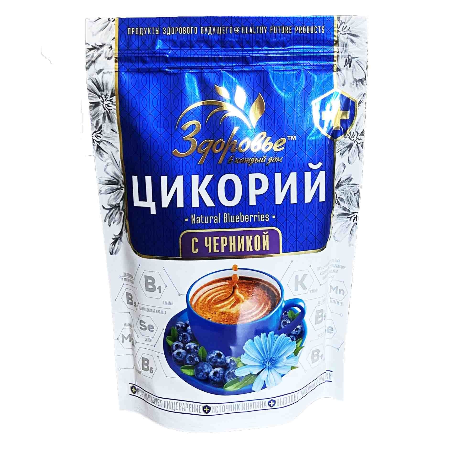Zichorie "Zdorovie" "Mit Heidelbeeren", 85 g