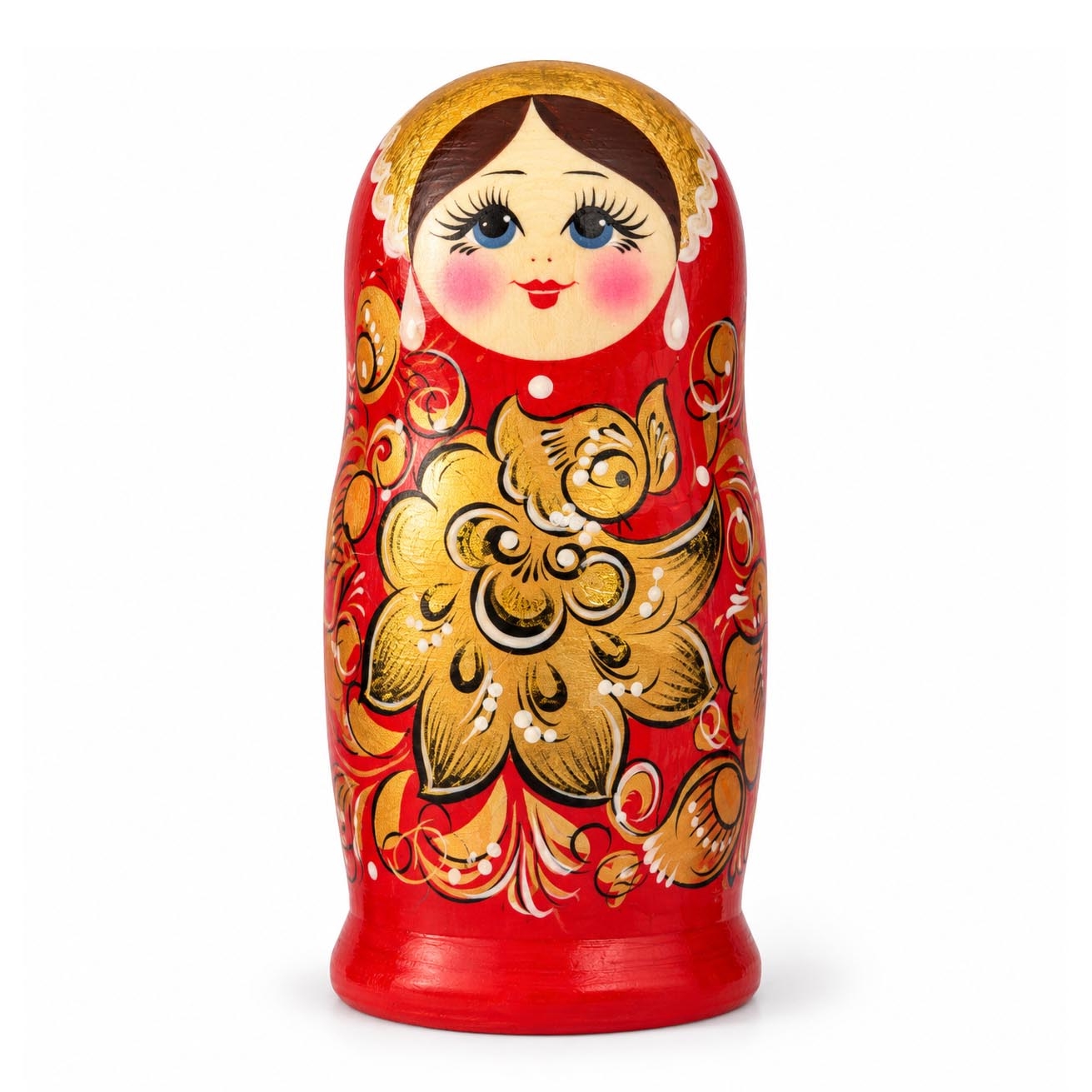 Матрёшка "Народная роспись - "С Жар Птицей", 17-18 см (5 мест)