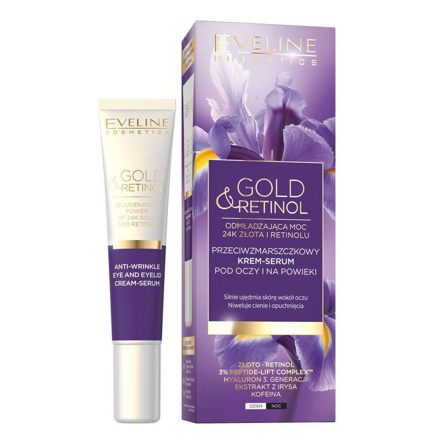 Eveline - Augen Creme-Serum "Gold & Retinol", 20 ml