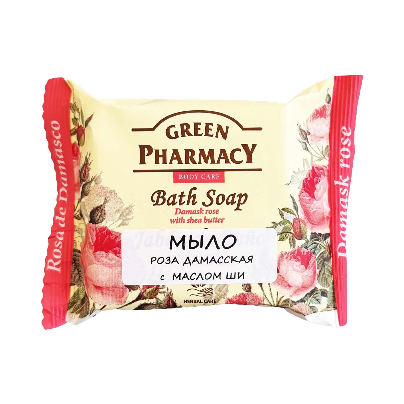 "Green Pharmacy" Badeseife "Domas Rose mit Sheabutter", 100 g