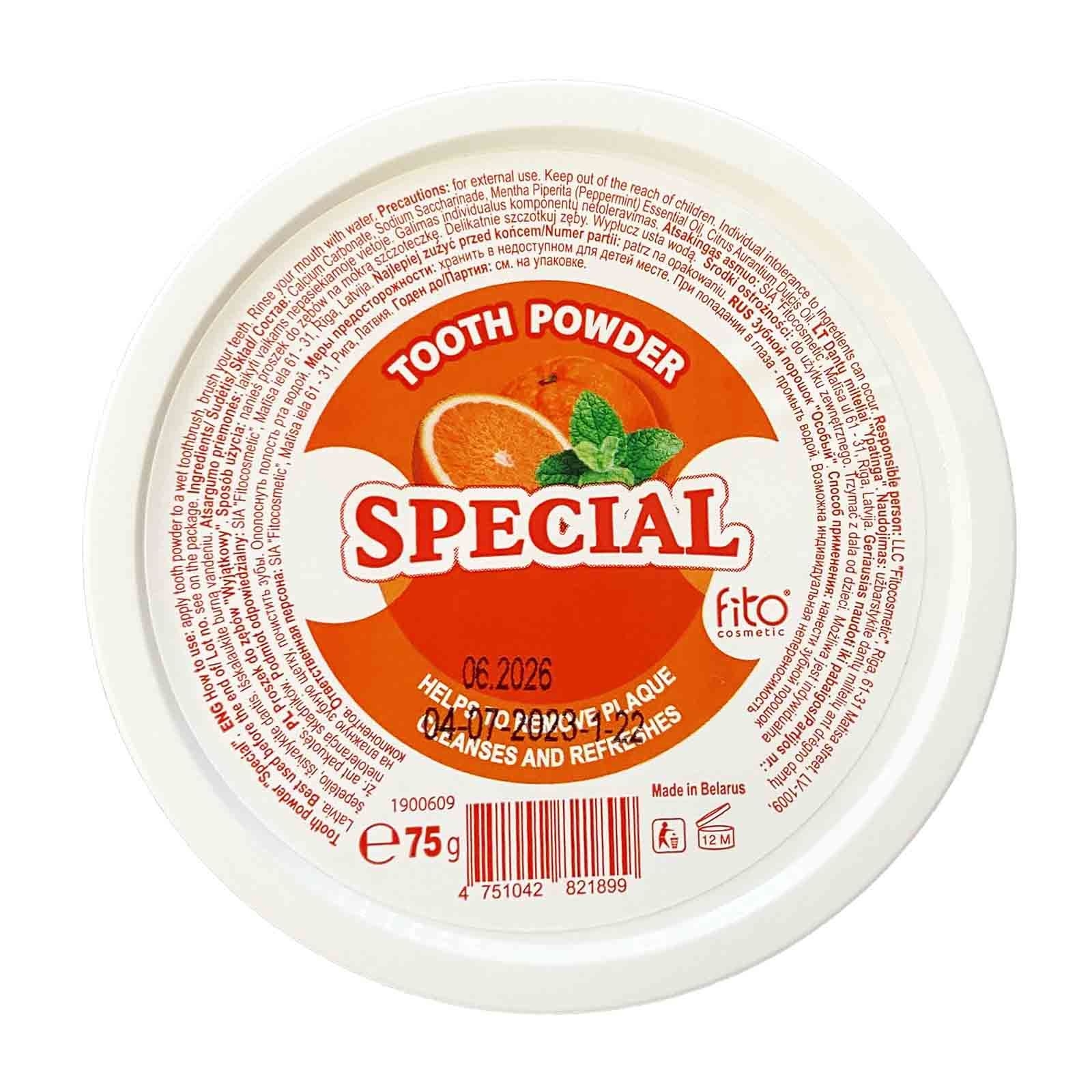 "Fito Cosmetic" Zahnpflegepulver, "Speziell", 75 g