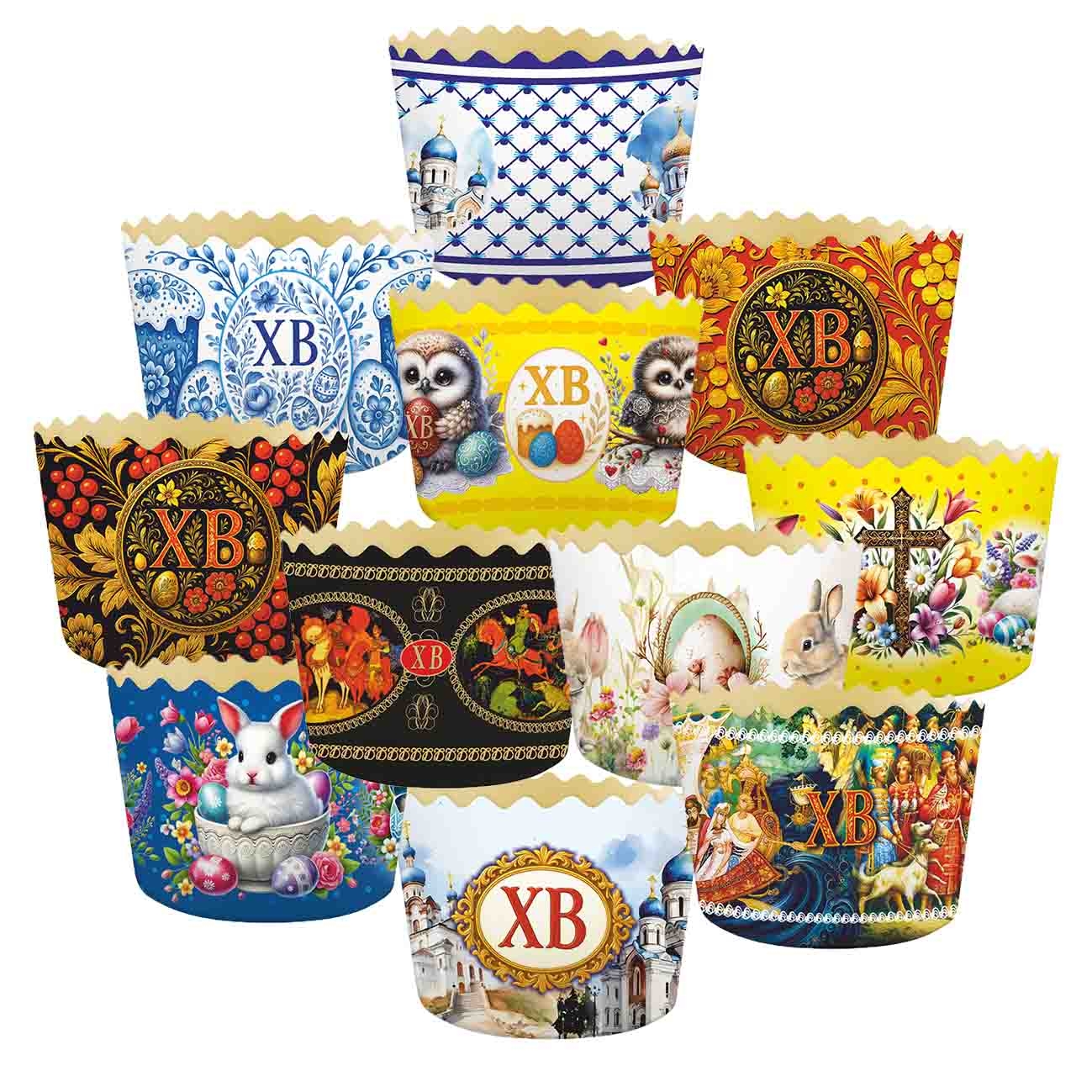 Backform für Osterkuchen "Mischung neu", 250 g, 90х85 mm