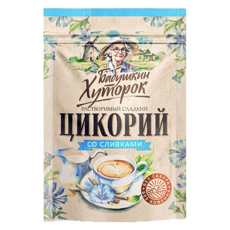 Zichorie "Babuschkin Hutorok" "Cremeersatz" 3 in 1, 130 g