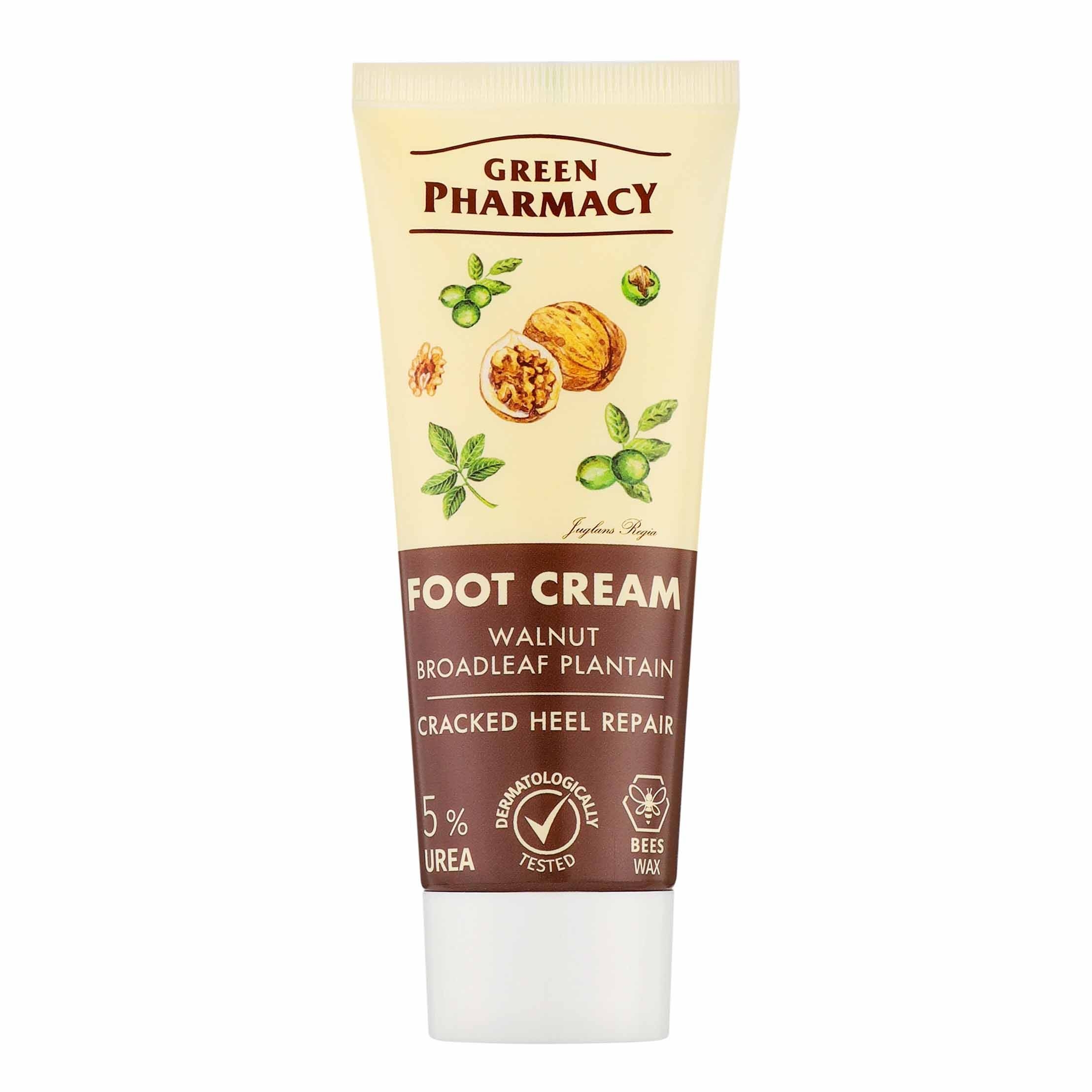 "Green Pharmacy" Fußcreme "Walnuss", 75 ml