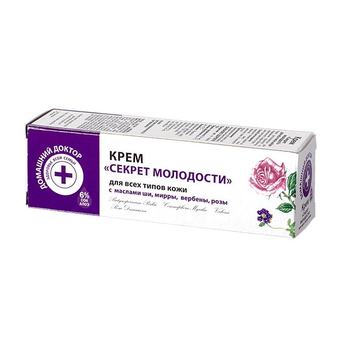 Creme "Domaschnij Doktor", "Geheimnis der Jugend", 30 ml