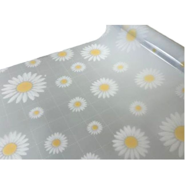 Tischdecke PVC "3D", Kamillen, 90cm/10m (6077)