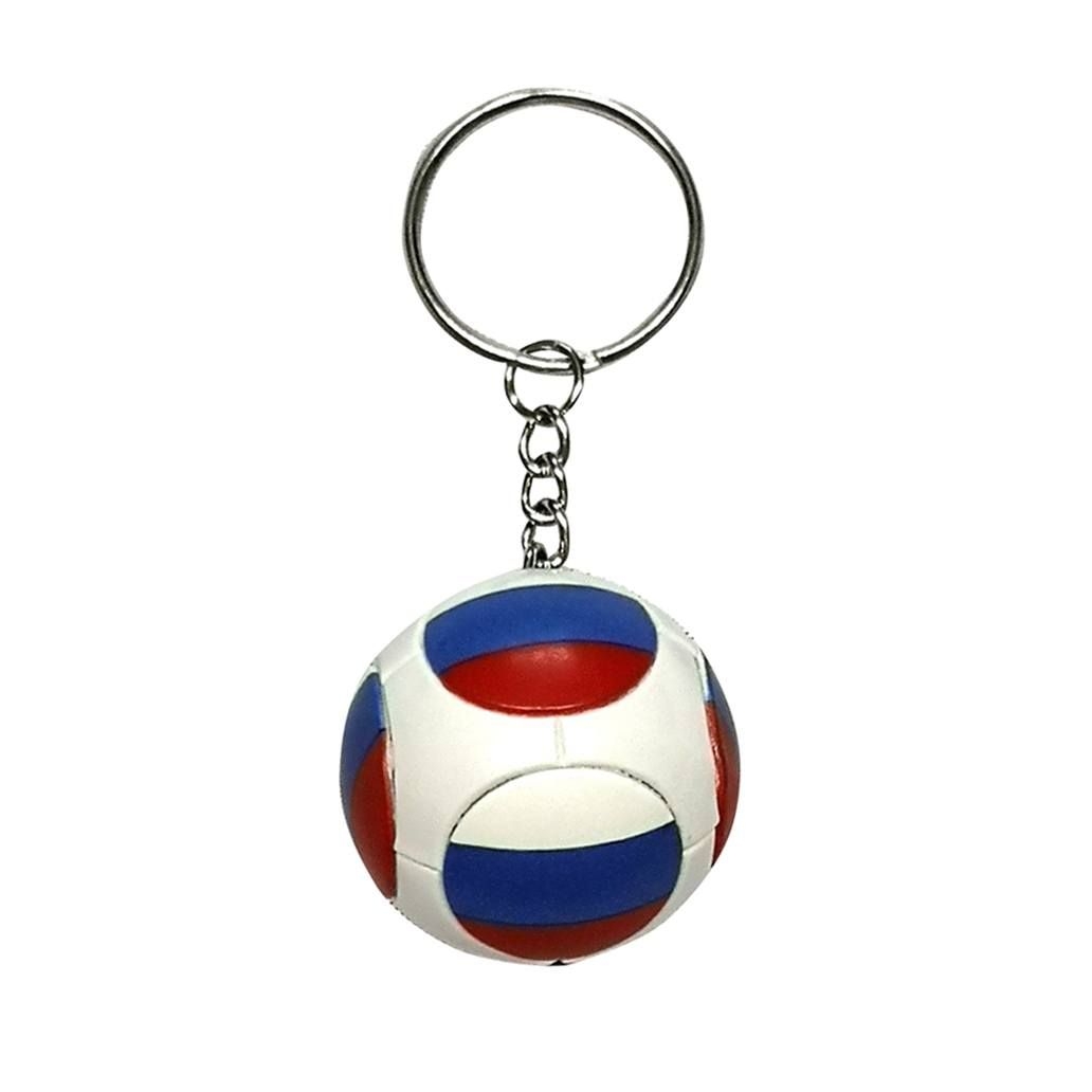 Schlüsselanhänger "Fussball", "Flagge Russland", plastik