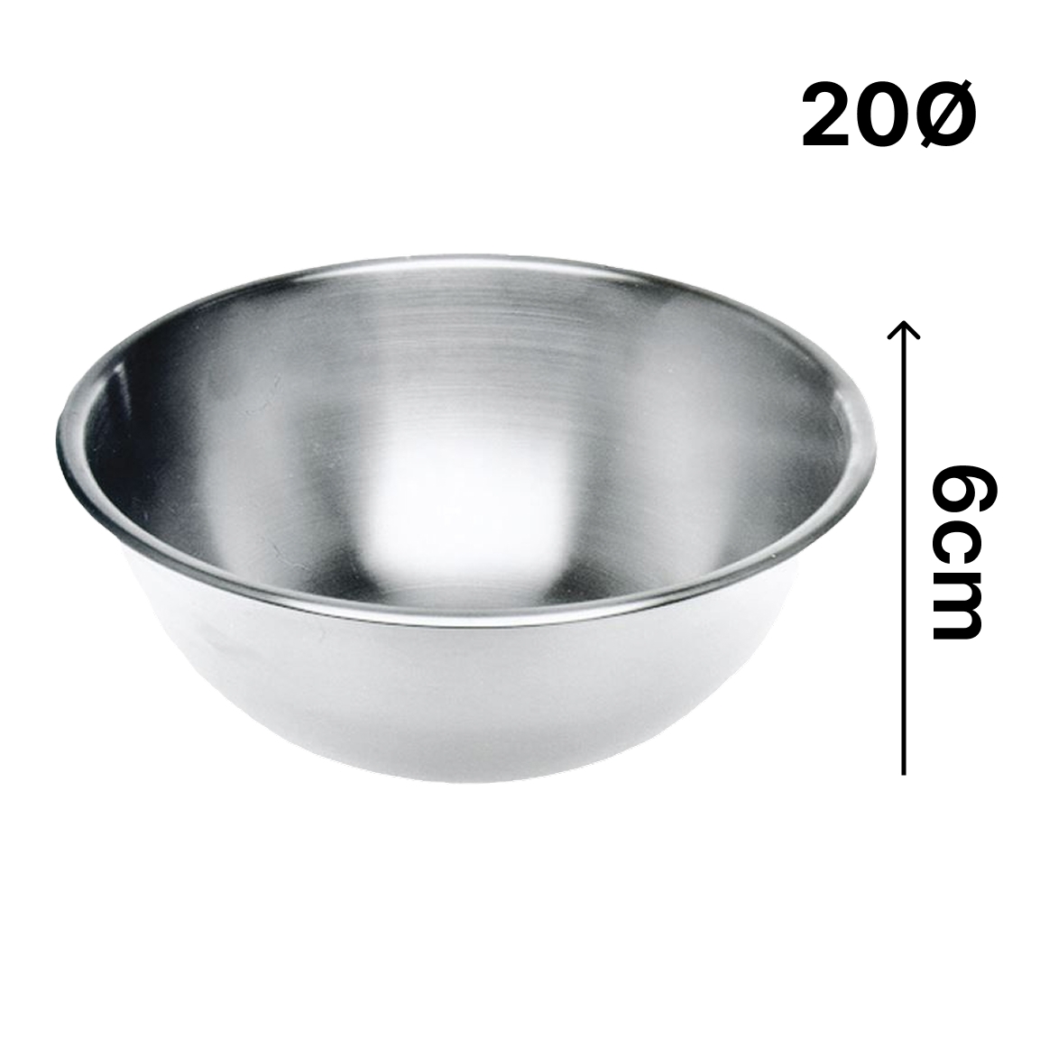 Matte Schüssel, Ø20 cm, 1L