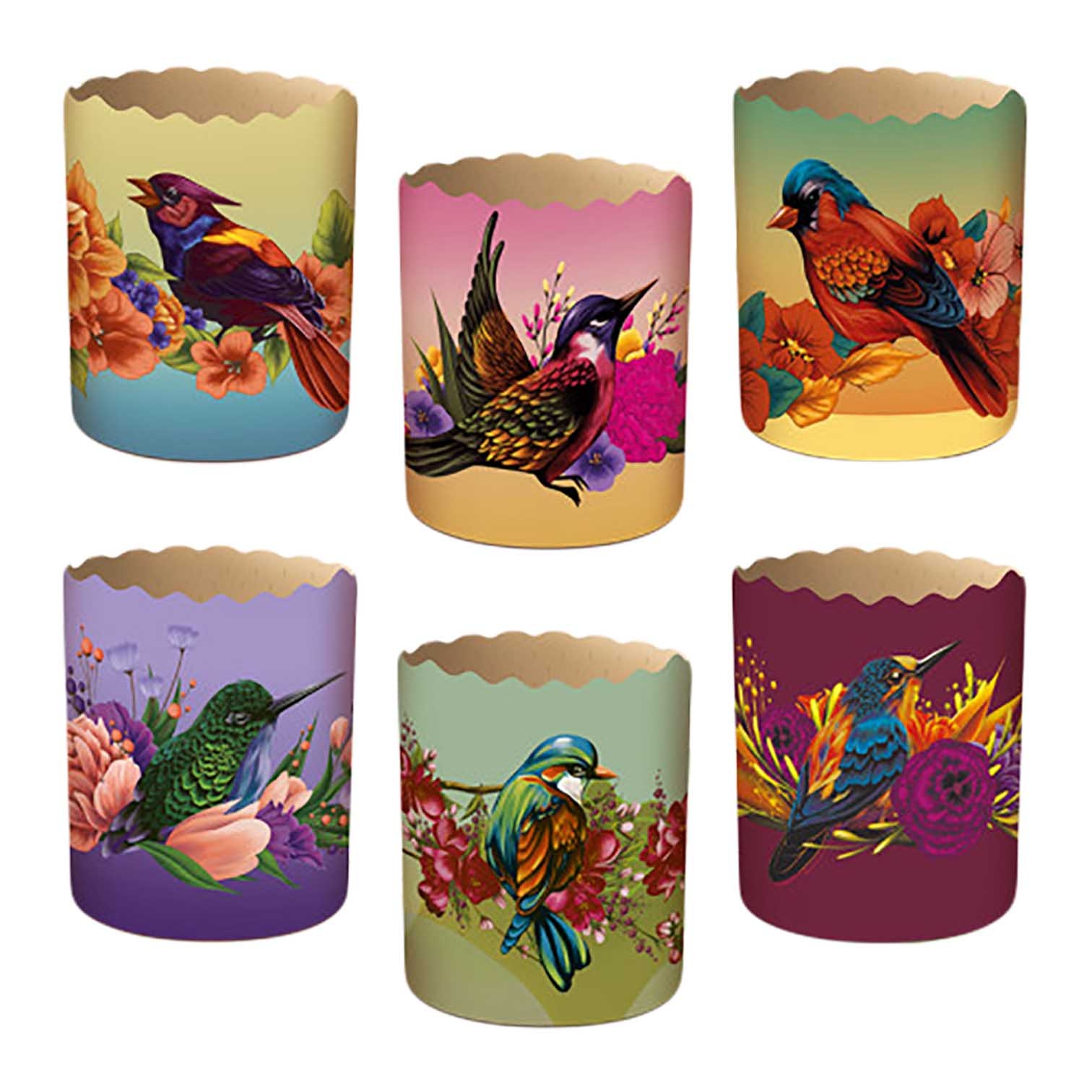 Backform für Osterkuchen "Vögel", 150 g, 70x85 mm