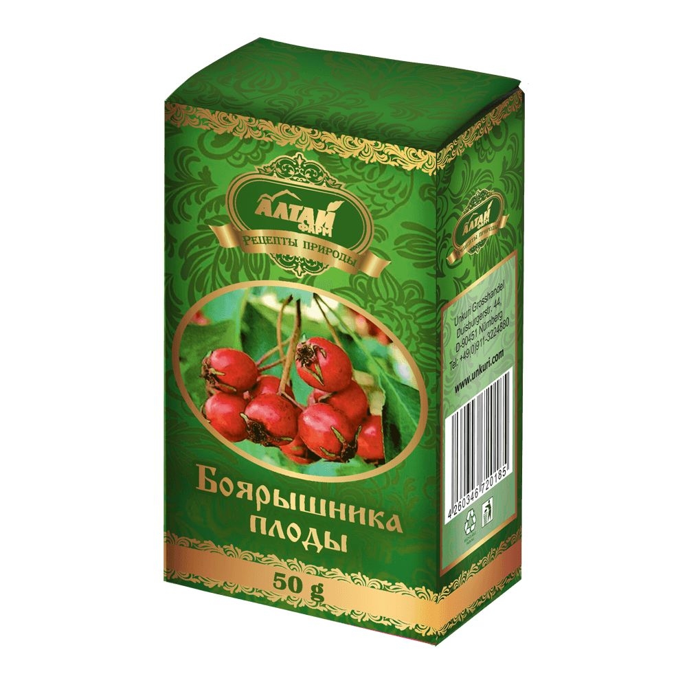 Altaj-Pharm - Weißdornbeeren (Bojaryshnik), 50 g