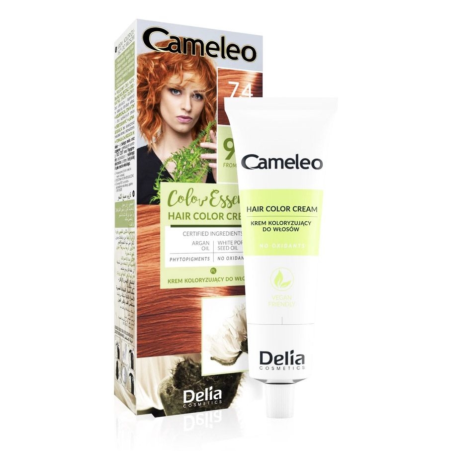 "Cameleo" "Color Essence", 7.4 Kupferrot, Natürliches Haarfärbe 2 in 1