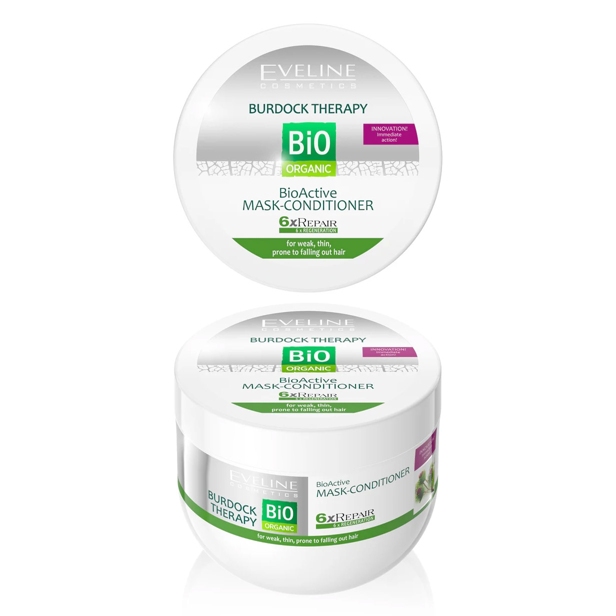 "Eveline" био активная репейная маска-кондиционер "Burdok Therapy", 300 мл
