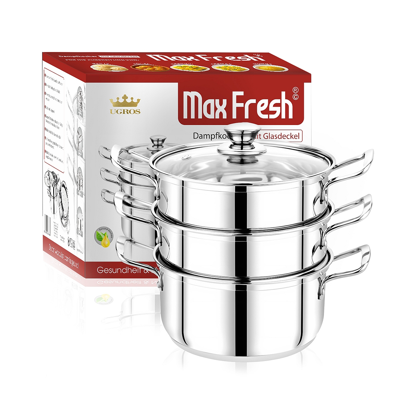 Dampfkocher "Maxfresh" Ø 24 cm x 3 St.