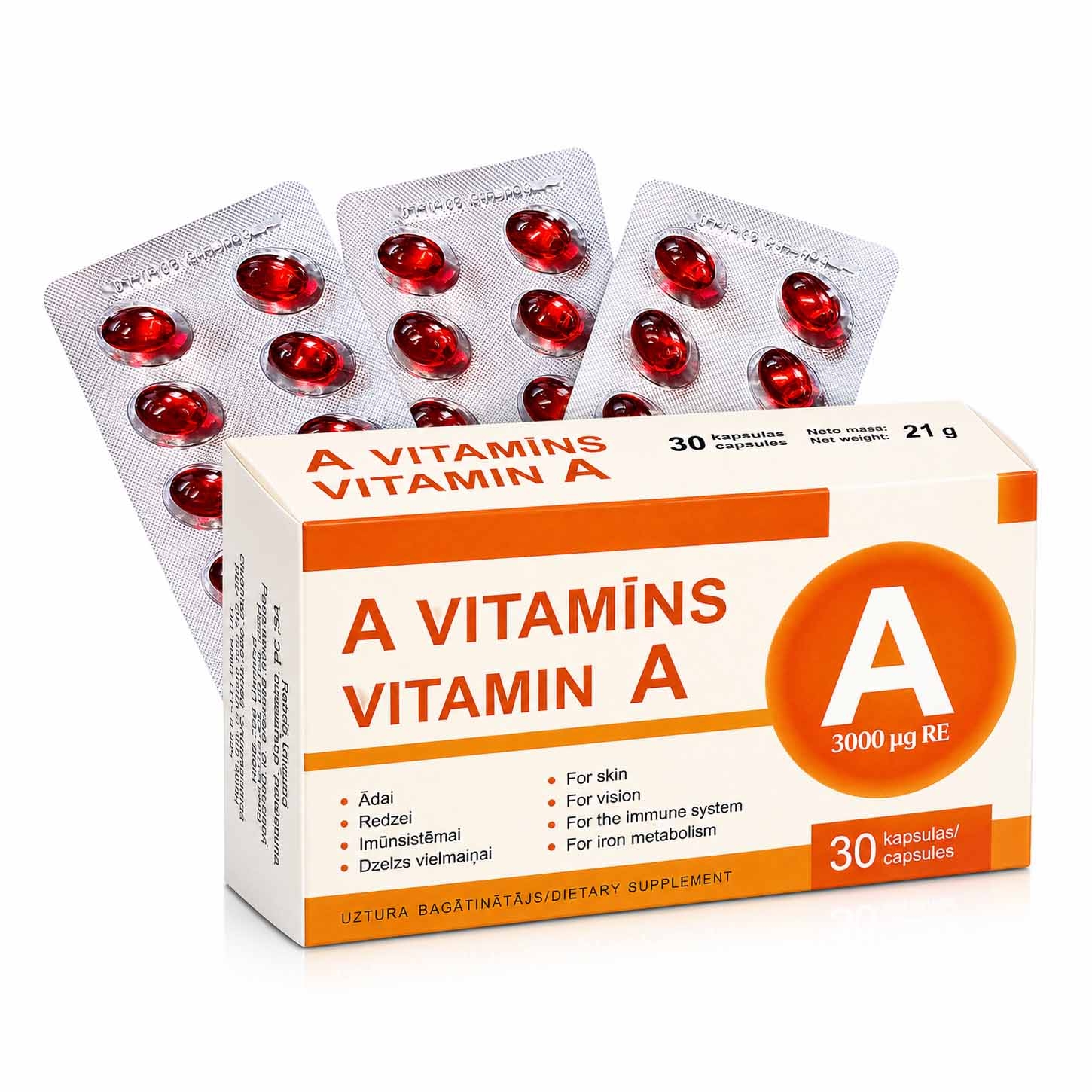 Vitamin А, 30 Kaps.