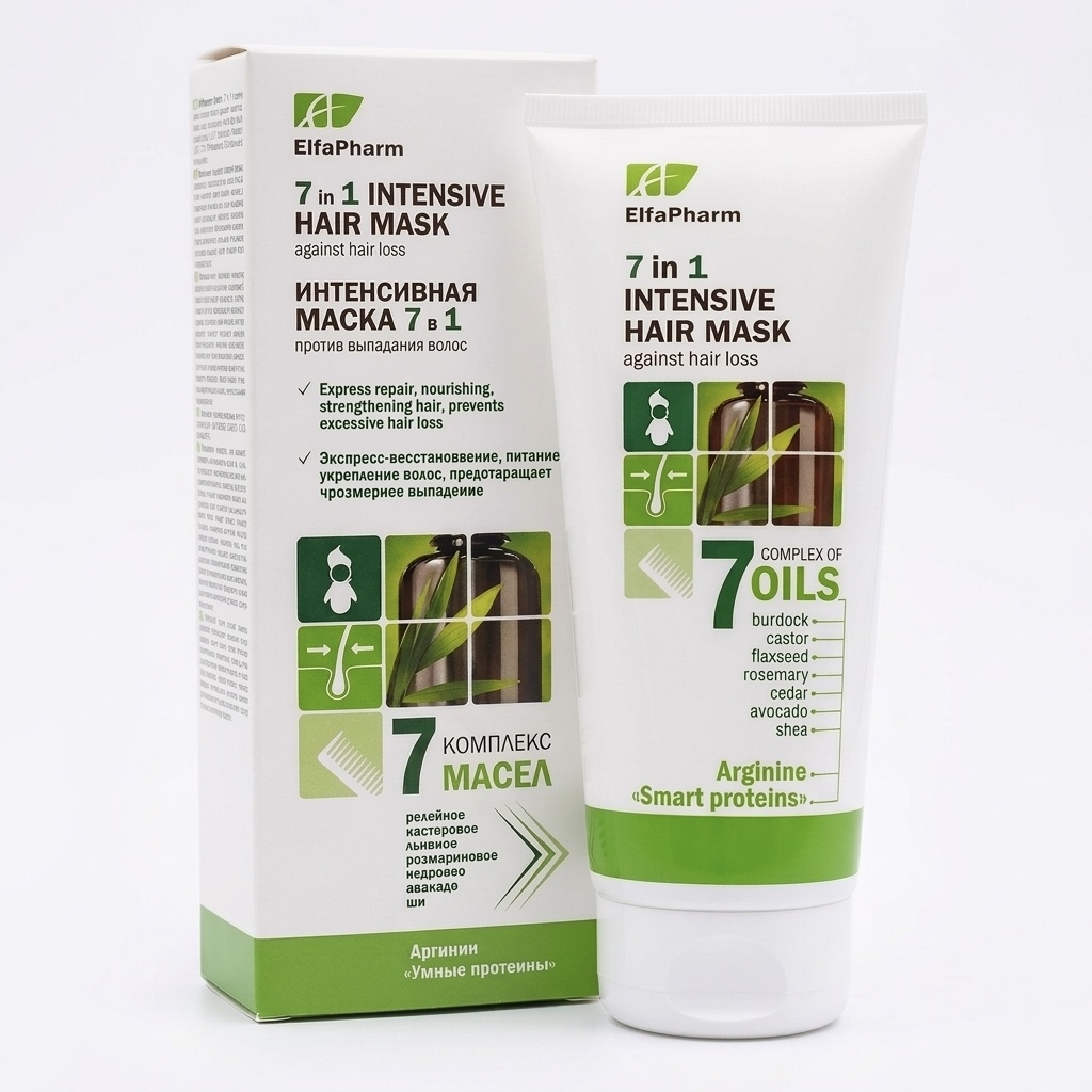 "Elfa Pharm" Intensive Haarmaske 7 in 1 gegen Haarausfall, 200 ml
