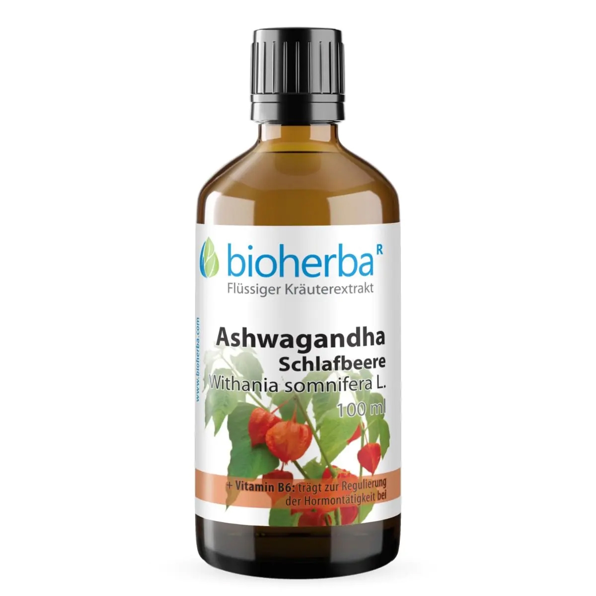 "Bioherba" - Ashwagandha Schlafbeere Tropfen, Tinktur 100 ml