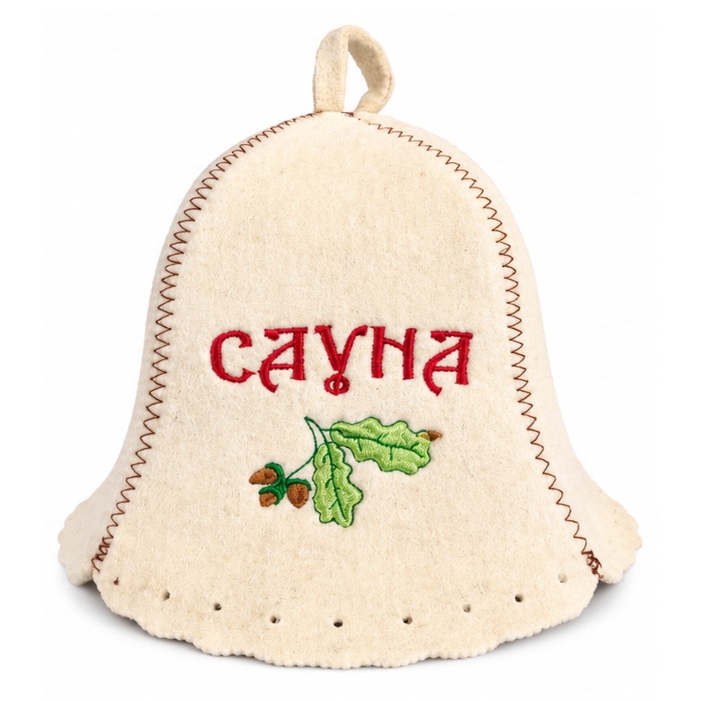 Filzhut für Sauna, "Сауна"
