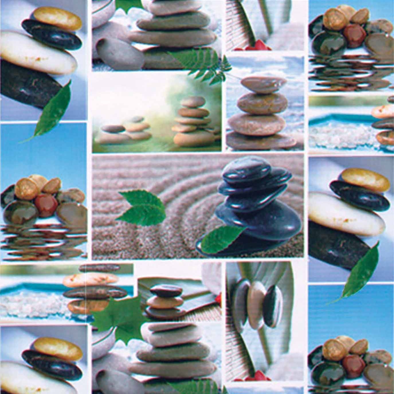 Tischdecke "Klassik", SJ063, Steine im Wasser, 20x1,4 m