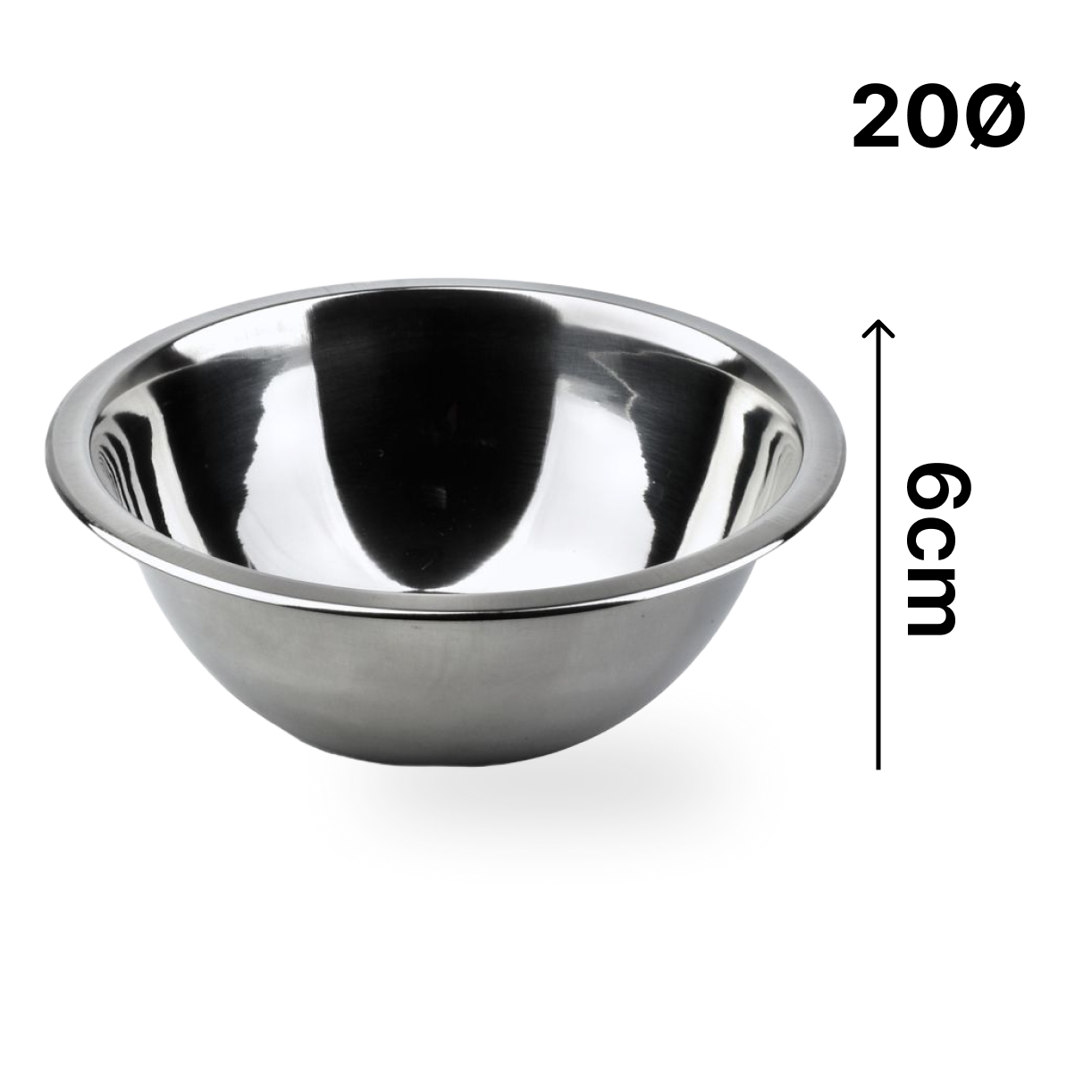 Schüssel, glänzend, Ø20 cm, 1L