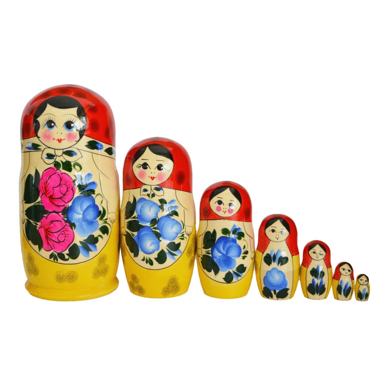 Матрёшка "Семёновская" 22 см (8 мест)