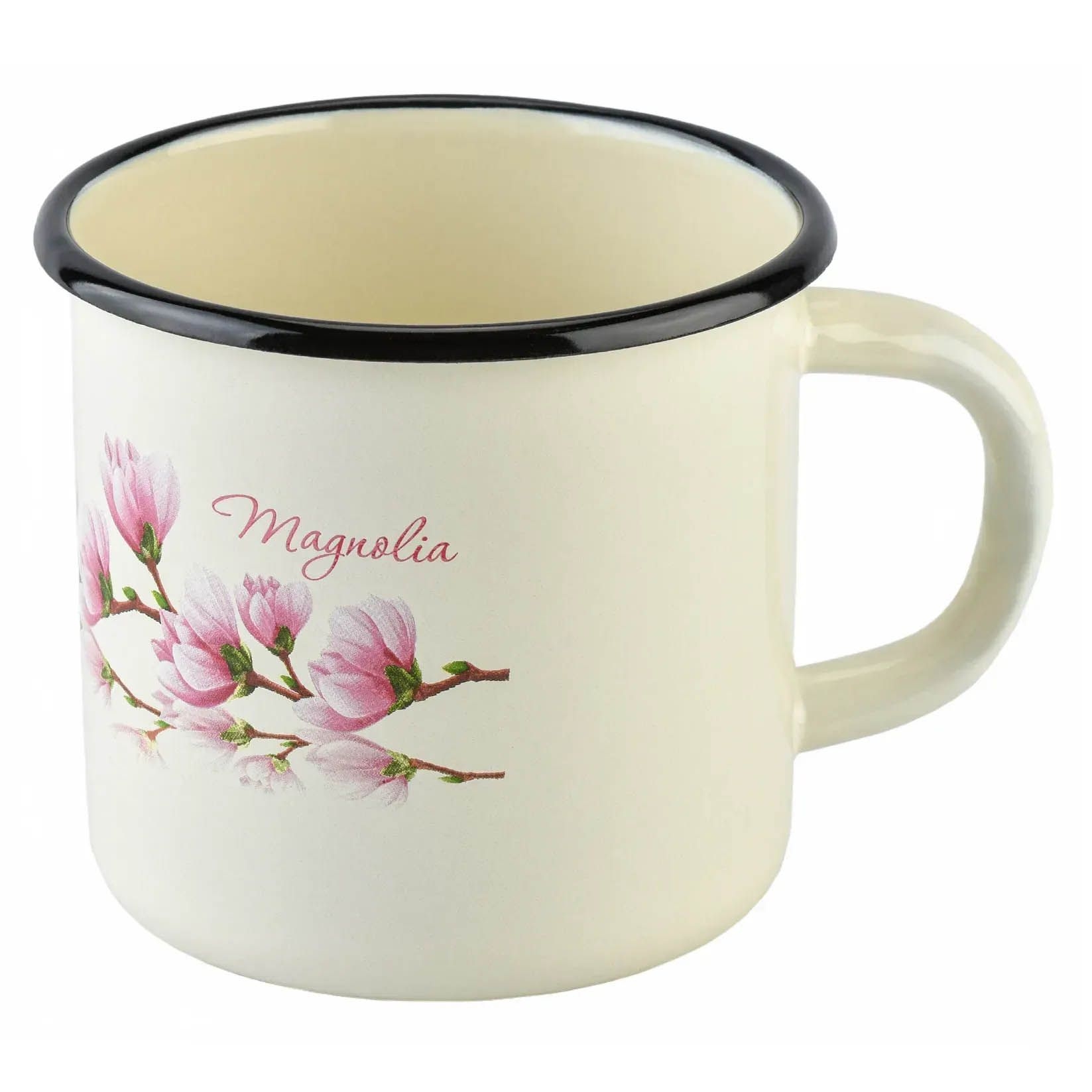 Becher "Magnolie", emailliert, 1,0 L