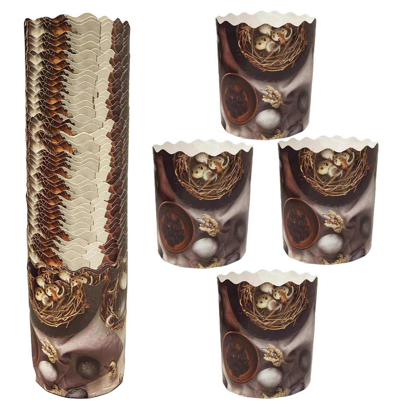 Backform für Osterkuchen "Nest", 150 g, 70x85 mm, (3)