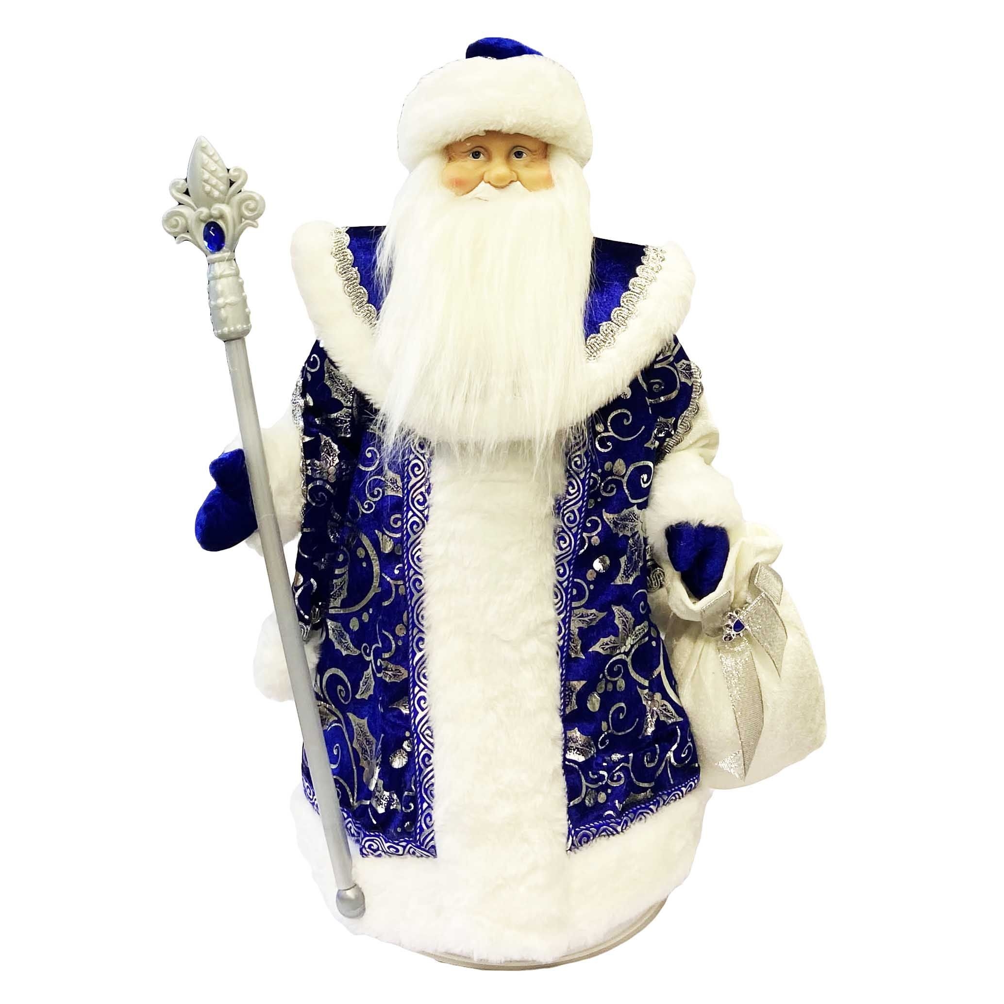 "Ded Moroz", 50 cm, blau, mit Geheimtasche für Geschenke