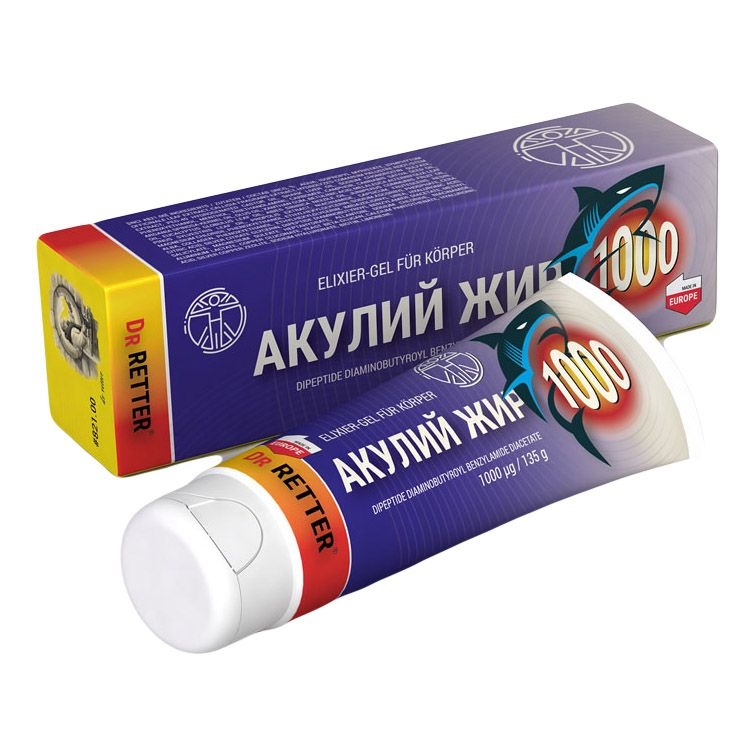 Dr. Retter - "Serie 1000" Elixier-Gel für Körper "Akuliy zhir", (821), 135 g