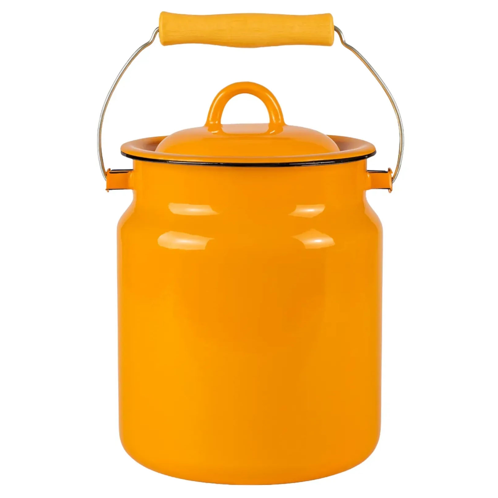 Transportkanne, emailliert, 3,5 L "Senf"