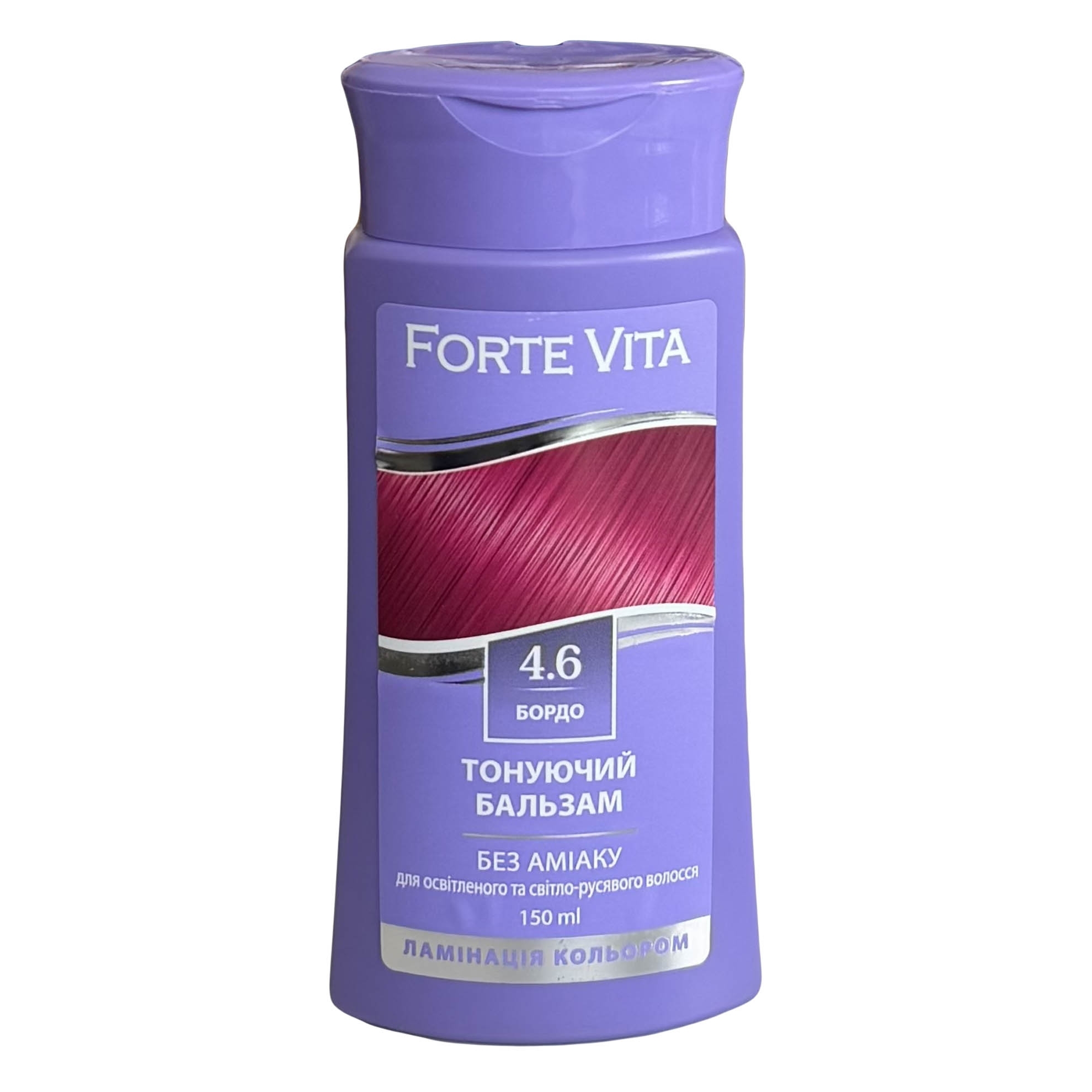 Tönungsbalsam für Haare "Forte Vita" 4.6 (Bordo), ohne Ammoniak, 150 ml