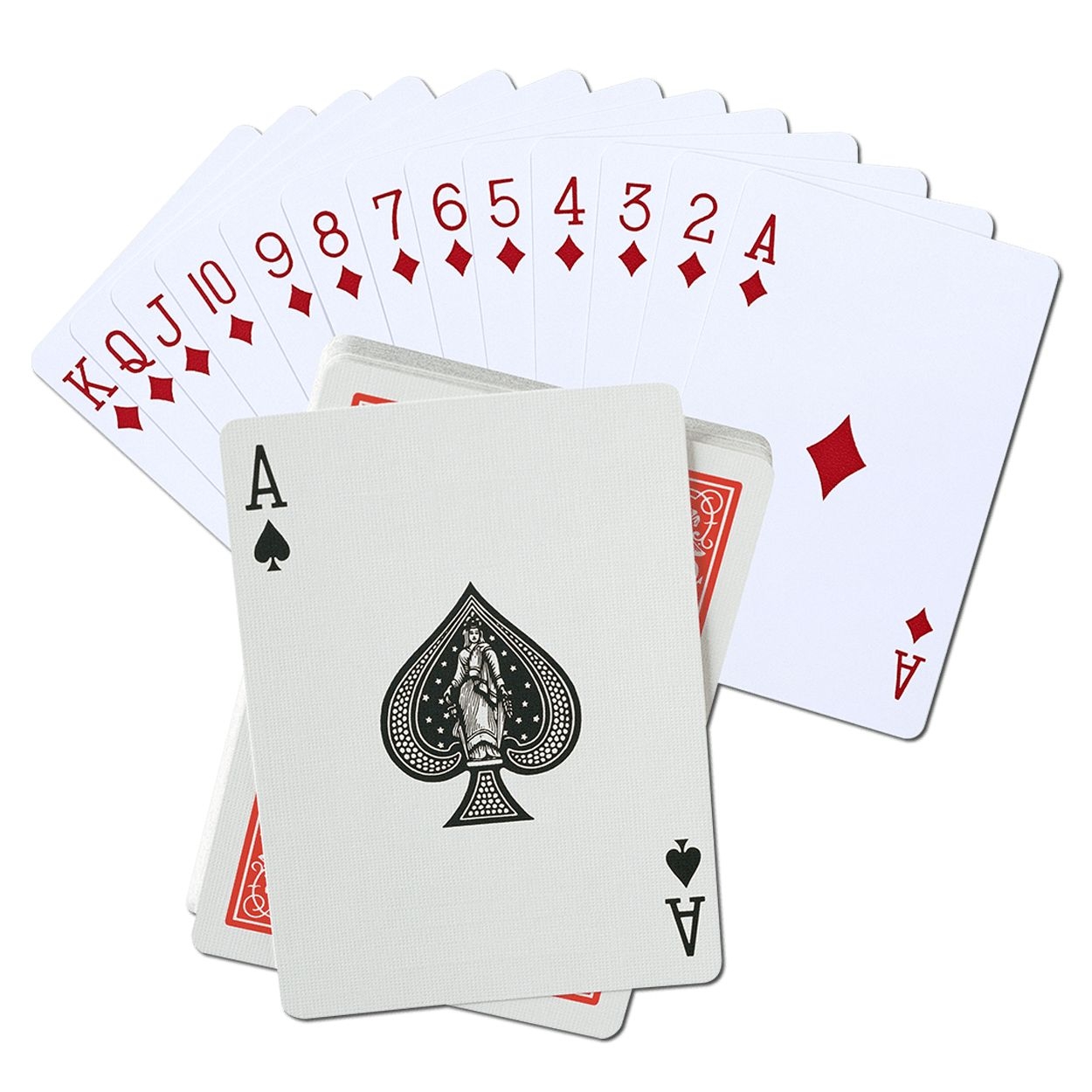 Spielkarten aus hochwertigem Karton, 55 St.