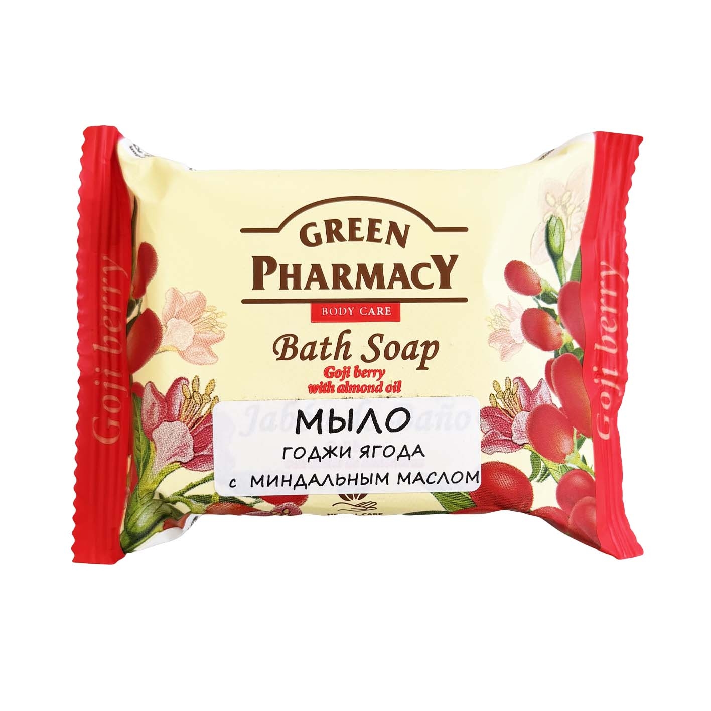 "Green Pharmacy" Badeseife "Goji-Beeren mit Mandelöl", 100 g