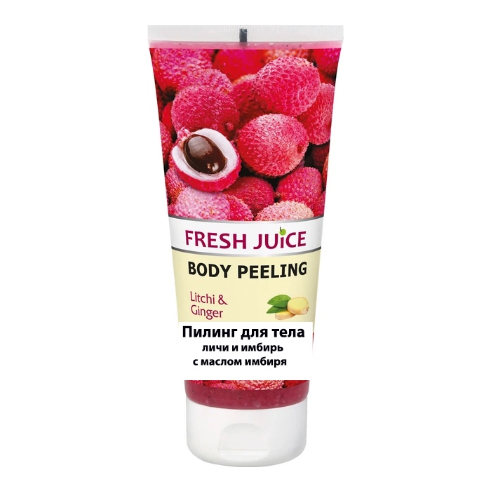 "Fresh Juice" Körperpeeling mit Litchi und Ginger, 200 ml