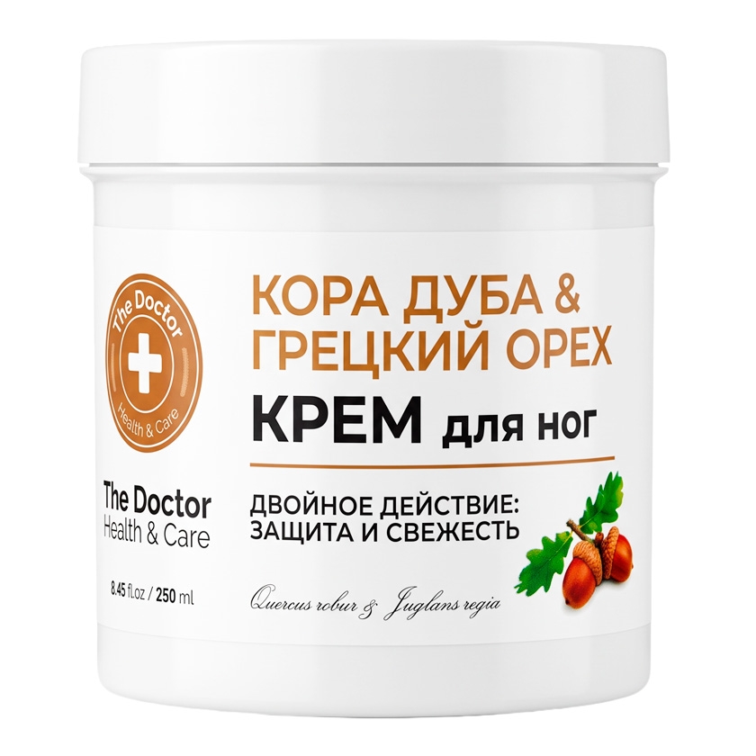 "The Doctor" Fußcreme "Eichenrinde und Walnuss", 250 ml