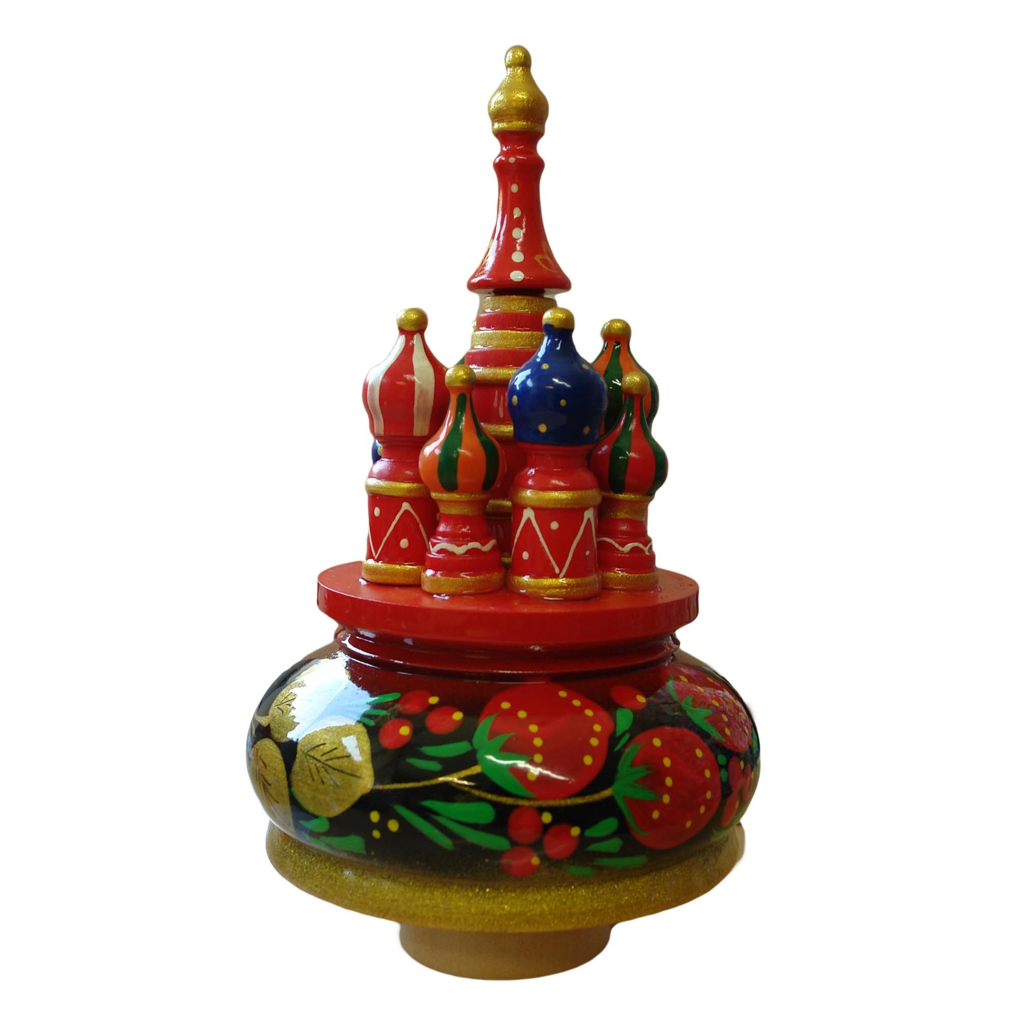 Souvenir "Musikalischer Tempel", Hohloma, 22 cm