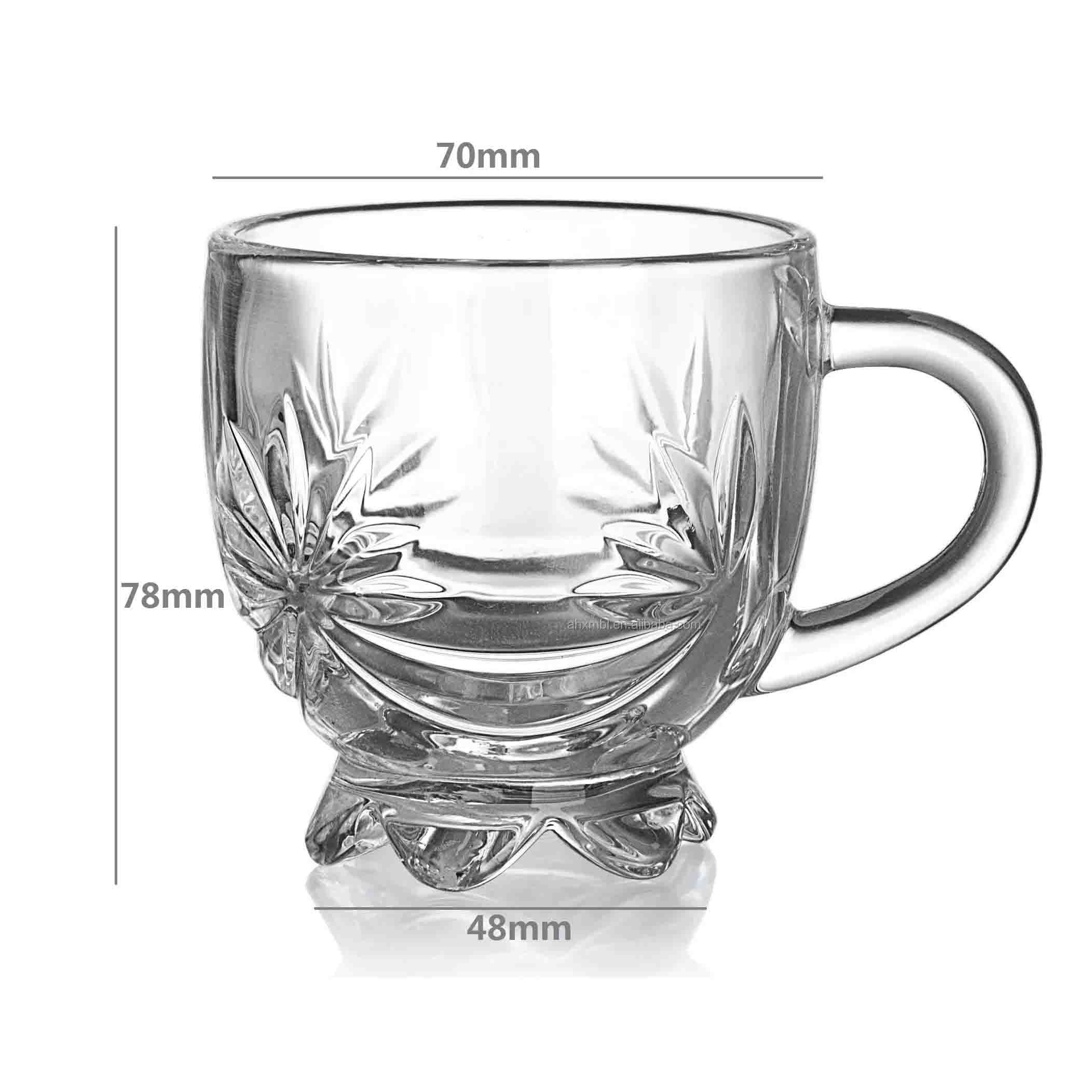 Set aus 6 Glastassen, Rad Cherry, 140 ml (ZB043F)