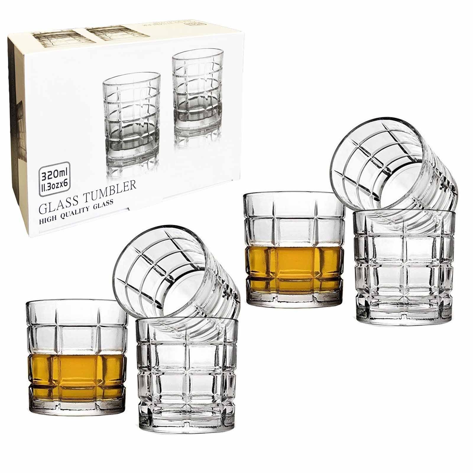 Set aus 6 Gläsern, "Whiskygläser" 320 ml (BM6015S)
