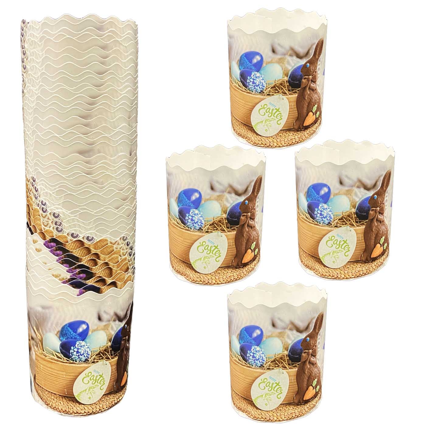 Backform für Osterkuchen "Schokoladenhase", 150 g, 70x85 mm, (4)