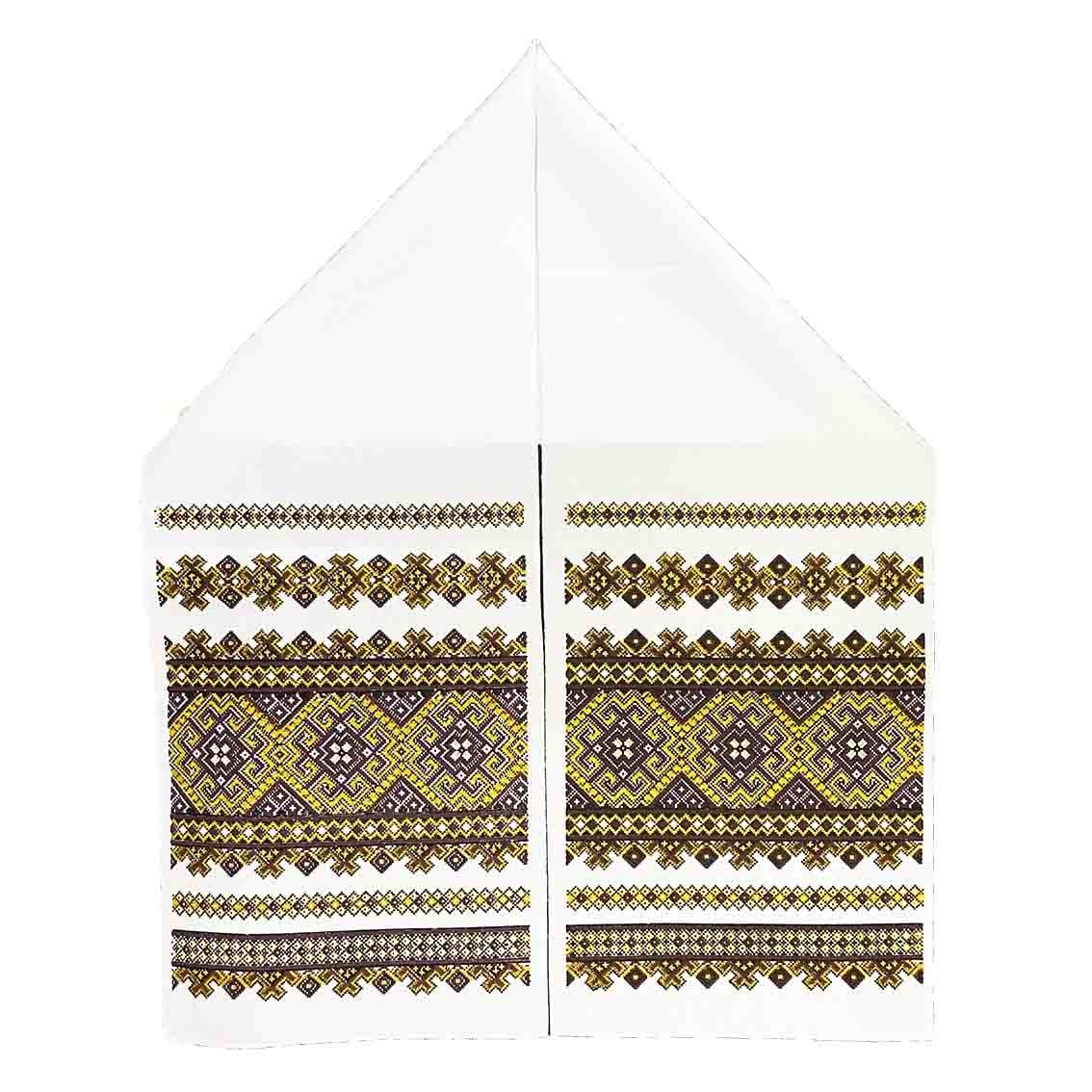 Handtuch Ruschnik, "Traditionell", braun, 120х25 cm