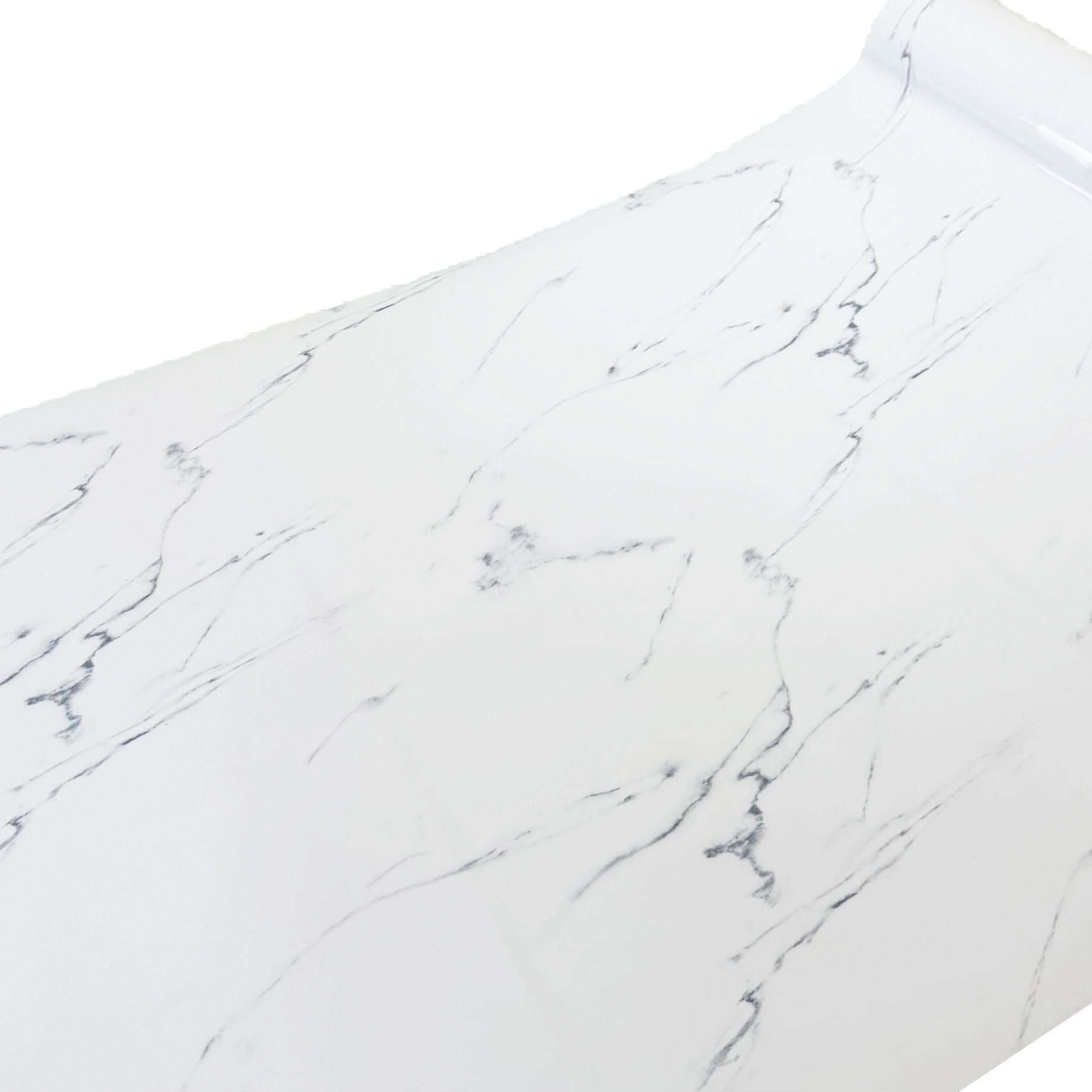 Tischdecke PVC "3D", Weiß Marmor, 90cm/10m (M008)