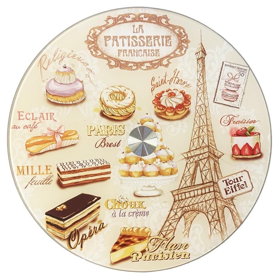 Тарелка стеклянная вращающаяся "Париж" Ø 32 cм (26141004)