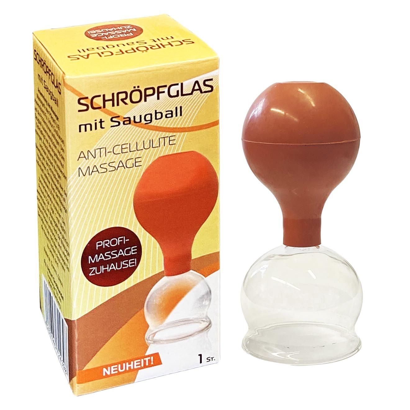 Schröpfglas mit Gummiball Ø 50 mm, 1 St.