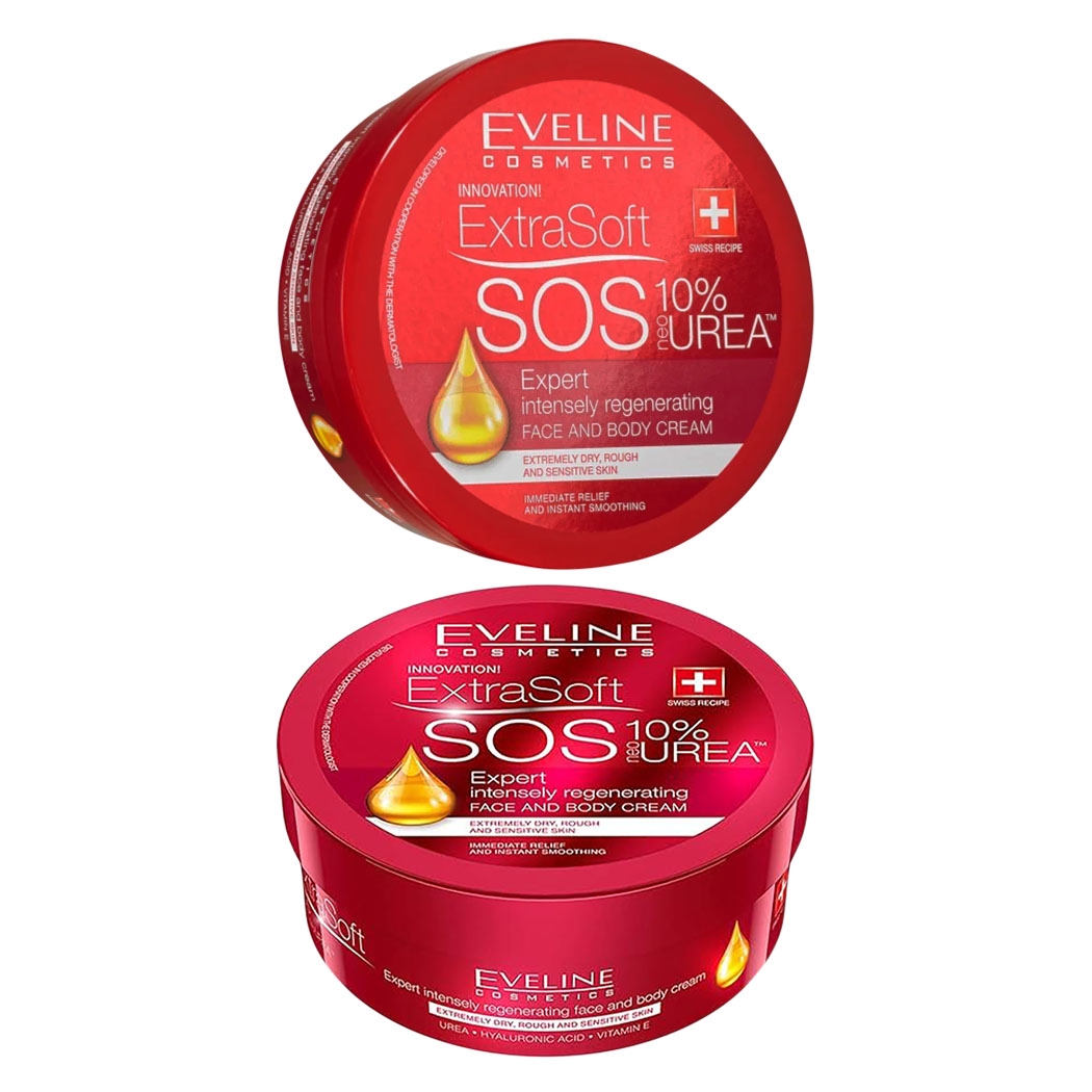 Eveline - Extra Soft Sos, regenerierende Gesichts- und Körpercreme, 175 ml